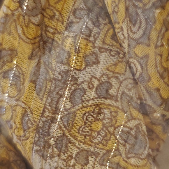 Anthropologie Louise Scarf Headband- yellow - Picture 5 of 5